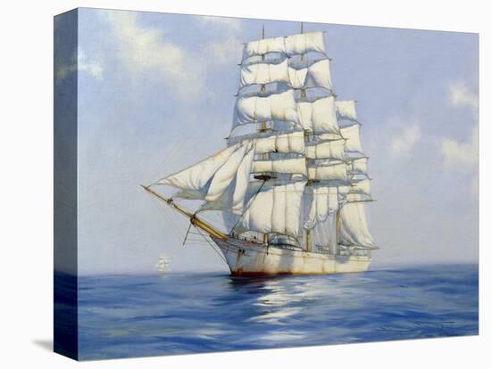 Two White Ships, the 'Bangalore', 2003-James Brereton-Premier Image Canvas