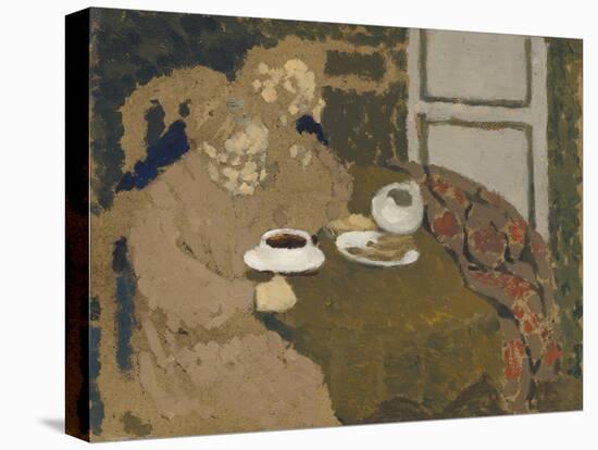 Two Women Drinking Coffee, c.1893-Edouard Vuillard-Premier Image Canvas