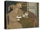 Two Women Drinking Coffee, c.1893-Edouard Vuillard-Premier Image Canvas