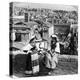 Two Women in Traditional Costume in Rome, Italy-Underwood & Underwood-Premier Image Canvas