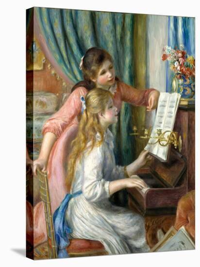 Two Young Girls at the Piano, 1892-Pierre-Auguste Renoir-Premier Image Canvas