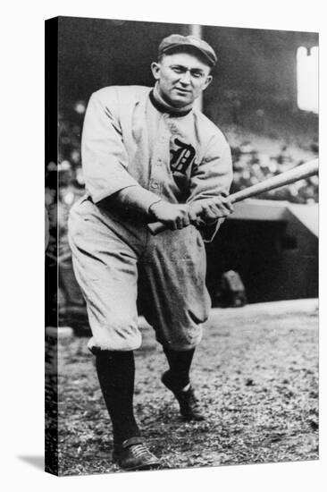 Ty Cobb, Star of the Detroit Tigers, Batting in 1910-null-Premier Image Canvas