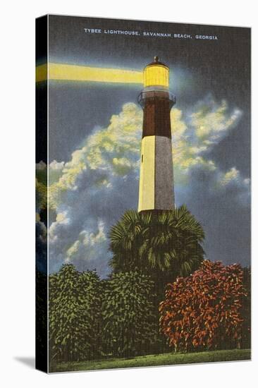 Tybee Lighthouse, Savannah Beach, Georgia-null-Stretched Canvas