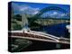 Tyne and Swing Bridges, Newcastle-Upon-Tyne, United Kingdom-Neil Setchfield-Premier Image Canvas