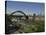 Tyne Bridge and Newcastle Skyline from Gateshead, Tyne and Wear, England, United Kingdom-Charles Bowman-Premier Image Canvas