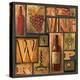 Type Set Wine Sq I-Gregory Gorham-Stretched Canvas