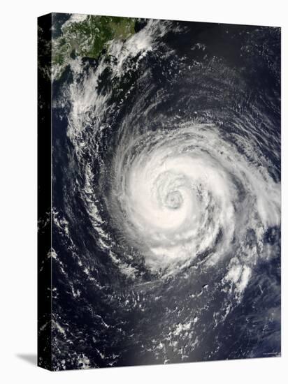 Typhoon Fitow Approaching Japan-Stocktrek Images-Premier Image Canvas