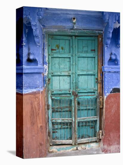 Typical Blue Architecture, Jodhpur, Rajasthan, India-Doug Pearson-Premier Image Canvas