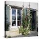 Typical Scene of Shuttered Windows and Hollyhocks, St. Martin, Ile de Re, Poitou-Charentes, France-Stuart Black-Premier Image Canvas