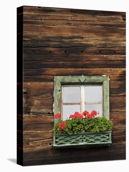 Typical Window Box, Otztal Valley, Tyrol, Austria, Europe-Gary Cook-Premier Image Canvas