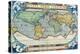 Typus Orbis Terrarum from the Theatre of the World in Apian Projection-Abraham Ortelius-Stretched Canvas