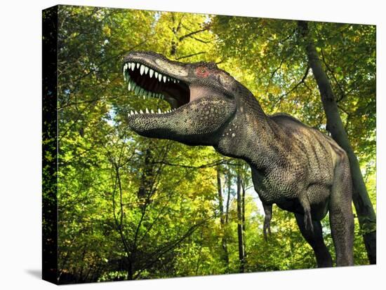 Tyrannosaurus Dinosaur, Artwork-Walter Myers-Premier Image Canvas