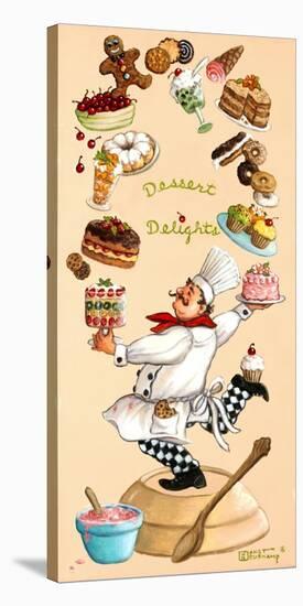 Dessert Delights-Janet Kruskamp-Stretched Canvas