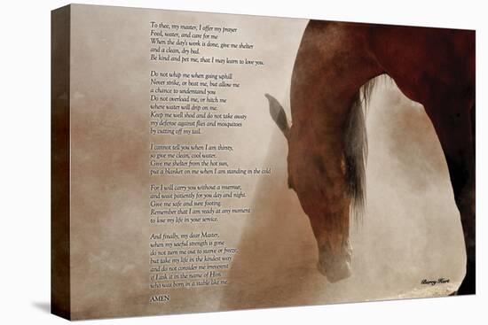 The Horse’s Prayer-Barry Hart-Stretched Canvas
