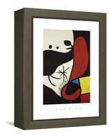 Femme et Oiseaux Dans un Paysage, 1970-1974-Joan Miro-Framed Stretched Canvas