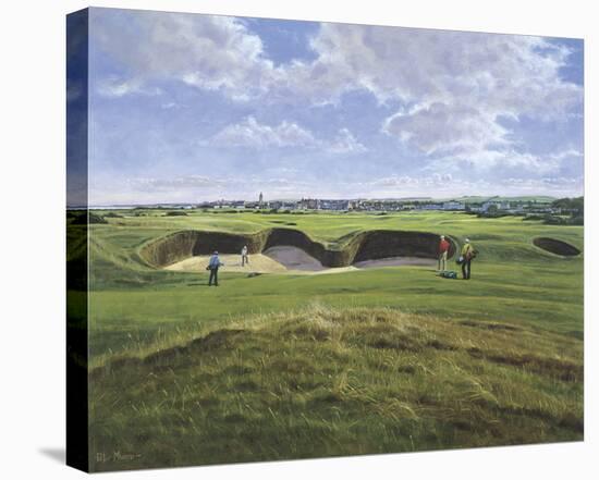 St. Andrews (14th hole)-Peter Munro-Stretched Canvas