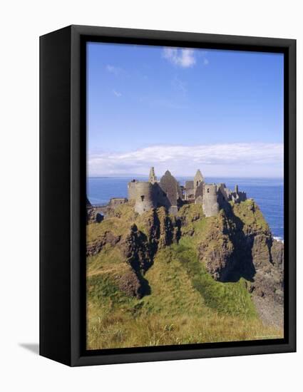 Dunluce Castle, County Antrim, Northern Ireland, UK, Europe-Charles Bowman-Framed Premier Image Canvas