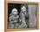 Four Year Old Flora and Her Sister Jacqueline Couch, 6 Smiling at the Camera-Eliot Elisofon-Framed Premier Image Canvas