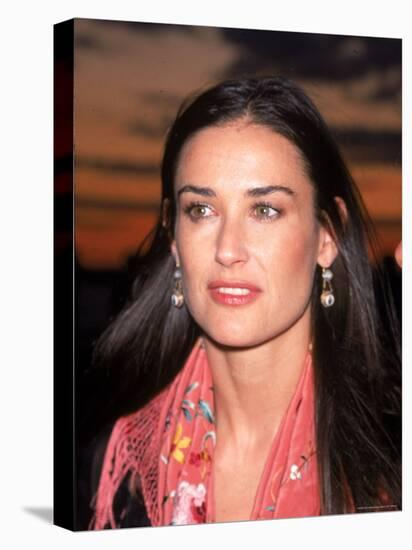 Actress Demi Moore at Debut of Talk Magazine at Liberty Island-Dave Allocca-Premier Image Canvas