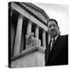 NAACP Chief Counsel Thurgood Marshall Standing on Steps of the Supreme Court Building-Hank Walker-Premier Image Canvas