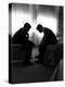 Jack Kennedy Conferring with His Brother and Campaign Organizer Bobby Kennedy in Hotel Suite-Hank Walker-Premier Image Canvas