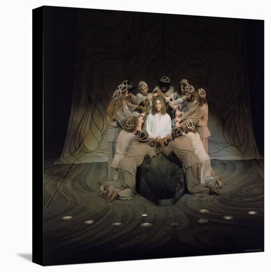 Jesus Surrounded by His Disciples in a Scene from Jesus Christ Superstar-John Olson-Premier Image Canvas