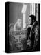 Boxer Muhammad Ali Taunting Rival Joe Frazier at Frazier's Training Headquarters-John Shearer-Premier Image Canvas