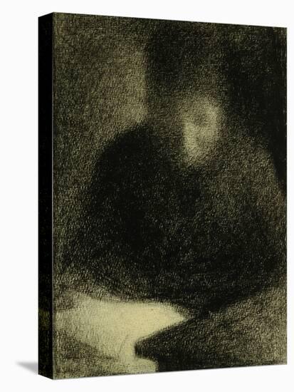 Woman Reading-Georges Seurat-Premier Image Canvas