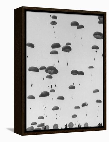 Parachute Jump at Place-Ralph Morse-Framed Premier Image Canvas