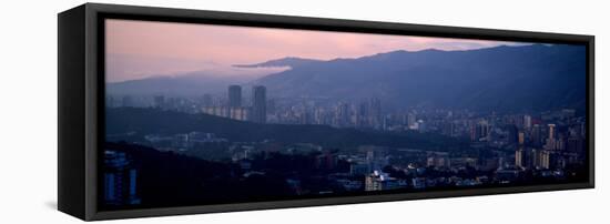 View of a City, Caracas, Venezuela-null-Framed Premier Image Canvas