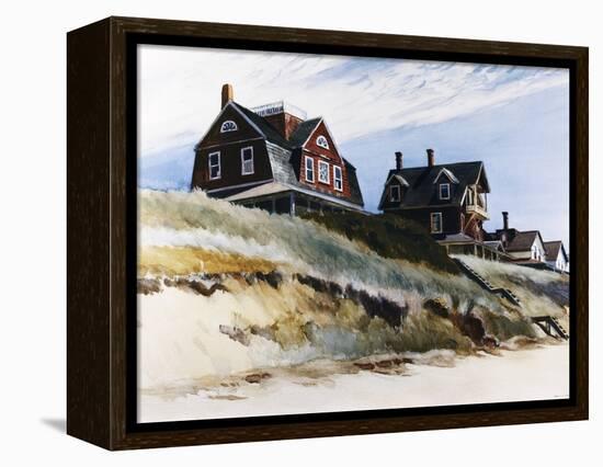 Cottages at Wellfleet-Edward Hopper-Framed Premier Image Canvas