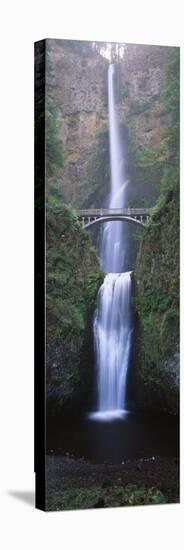 View of Multnomah Falls in Columbia Gorge, Oregon, USA-Walter Bibikow-Premier Image Canvas