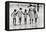 Mother and 4 Daughters Entering Water at Coney Island, Untitled 37, c.1953-64-Nat Herz-Framed Premier Image Canvas