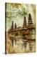 Mysterious Balinese Temples, Artwork In Painting Style-Maugli-l-Stretched Canvas