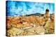 Ancient Dubrovnik -Artwork In Painting Style-Maugli-l-Stretched Canvas