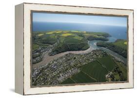 Newton Ferries Showing Newton Creeks. Devon. Uk-Dan Burton-Framed Premier Image Canvas