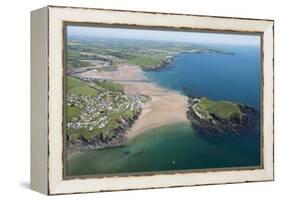 Burgh Island and Bigbury Bay, Devon, England, United Kingdom, Europe-Dan Burton-Framed Premier Image Canvas