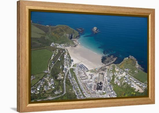Portreath, Cornwall, England, United Kingdom, Europe-Dan Burton-Framed Premier Image Canvas