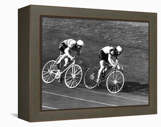 Sprint Cyclists-null-Framed Premier Image Canvas