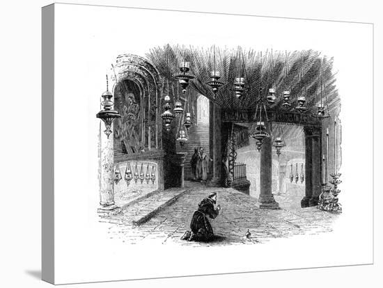 Interior of the Chapel of the Nativity, Bethlehem, C1888-null-Premier Image Canvas