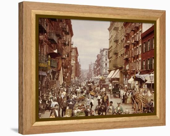 Mulberry Street, New York City-null-Framed Stretched Canvas