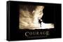 Courage-null-Framed Stretched Canvas