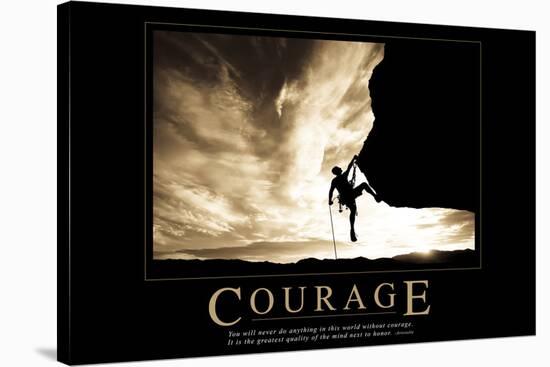 Courage-null-Stretched Canvas