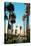 Los Angeles Downtown Park View with Palm Trees.-Songquan Deng-Premier Image Canvas