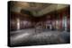 Abandoned Building Interior with Decorative Panelling and Old Grand Piano-Nathan Wright-Premier Image Canvas