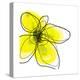 Yellow Petals 1-Jan Weiss-Stretched Canvas