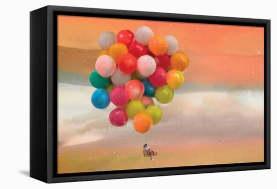 Balloon Ride-Nancy Tillman-Framed Stretched Canvas