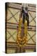 Morocco, Tinerhir. Traditional necklace of Berber woman hangs on a cabinet with camel-bone inlay-Brenda Tharp-Premier Image Canvas