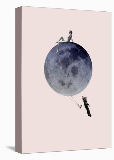 Moon Jump-Design Fabrikken-Stretched Canvas