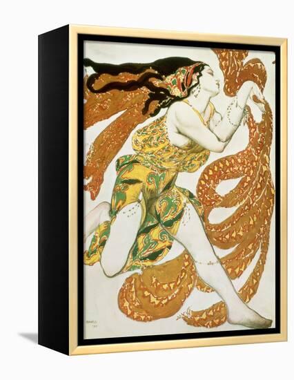 Costume Design for a Bacchante in "Narcisse" by Tcherepnin, 1911-Leon Bakst-Framed Premier Image Canvas